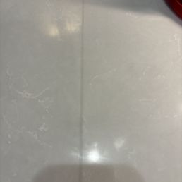 The ugly seam on the countertops The ugly seam on the countertops