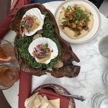 Beatnik On The River - Cauliflower Hummus, Scallops - Cocktail Bars Near Me - Chicago, Illinois Beatnik On The River - Cauliflower Hummus, Scallops - Cocktail Bars Near Me - Chicago, Illinois
