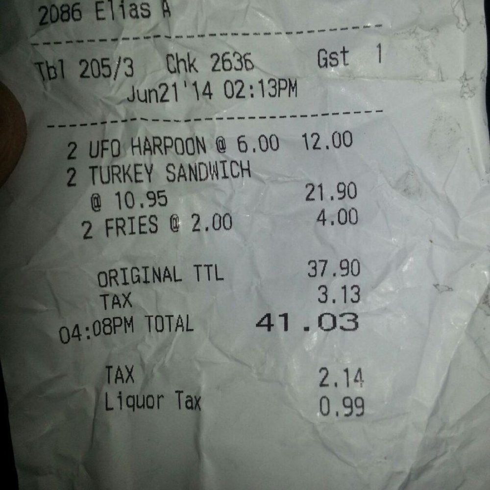 The Rustic - A friends tab showing two $2 charges for fry upgrades the server scammed everyone into getting to boost his sales. - New American Near Me - Dallas, Texas The Rustic - A friends tab showing two $2 charges for fry upgrades the server scammed everyone into getting to boost his sales. - New American Near Me - Dallas, Texas