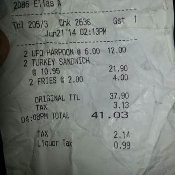 The Rustic - A friends tab showing two $2 charges for fry upgrades the server scammed everyone into getting to boost his sales. - New American Near Me - Dallas, Texas