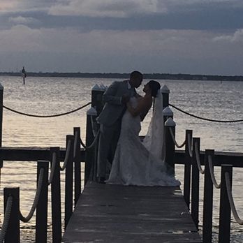 Destin Bay House - Bride and groom on the pier - Venues & Event Spaces Near Me - Destin, Florida Destin Bay House - Bride and groom on the pier - Venues & Event Spaces Near Me - Destin, Florida