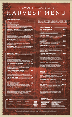Menu photo 5 Fremont Provisions Cañon City, CO Menu photo 5 Fremont Provisions Cañon City, CO