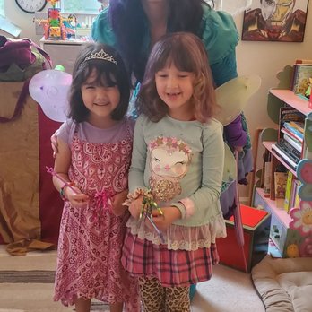 Happily Ever Laughter - Faerie London with the birthday girl and her friend. - Party Characters Near Me