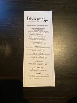 Menu photo 3 The Blacksmith Restaurant Bend, OR Menu photo 3 The Blacksmith Restaurant Bend, OR