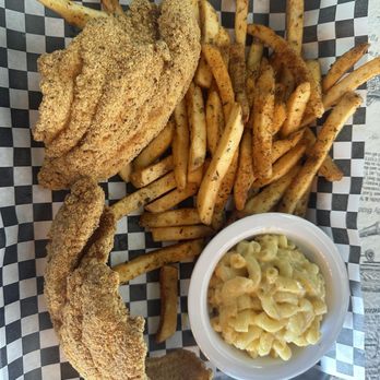 Louisiana Charlie's Long Beach Shoreline Village - Catfish Dinner paired with fries & Mac and cheese - Cajun/Creole Near Me - Long Beach, California Louisiana Charlie's Long Beach Shoreline Village - Catfish Dinner paired with fries & Mac and cheese - Cajun/Creole Near Me - Long Beach, California