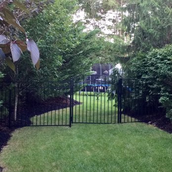 The Fence Guy - Side gate, Black Aluminum - Fences & Gates Near Me