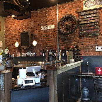 Sonora Tap Room - the bar and counter area - Kombucha Near Me - Sonora, California