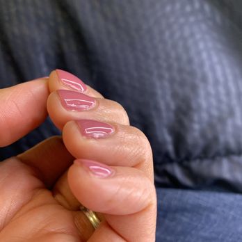 Super Nails - Bad top coat finish on the edges - Nail Salons Near Me - Bremerton, Washington