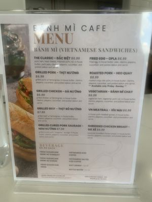 Menu photo 2 Sam’s Banh Mi Cafe Mobile, AL