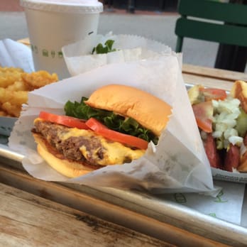 Shake Shack Harvard Square - Juicy burger with melted cheese. - Burgers Near Me - Cambridge, Massachusetts