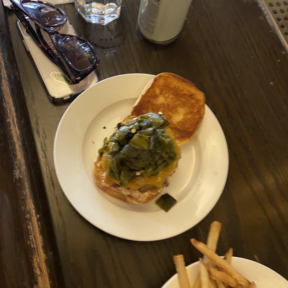 Two 8 Two Bar & Burger - Two8Two Burger w/ fries - Burgers Near Me - Brooklyn, New York