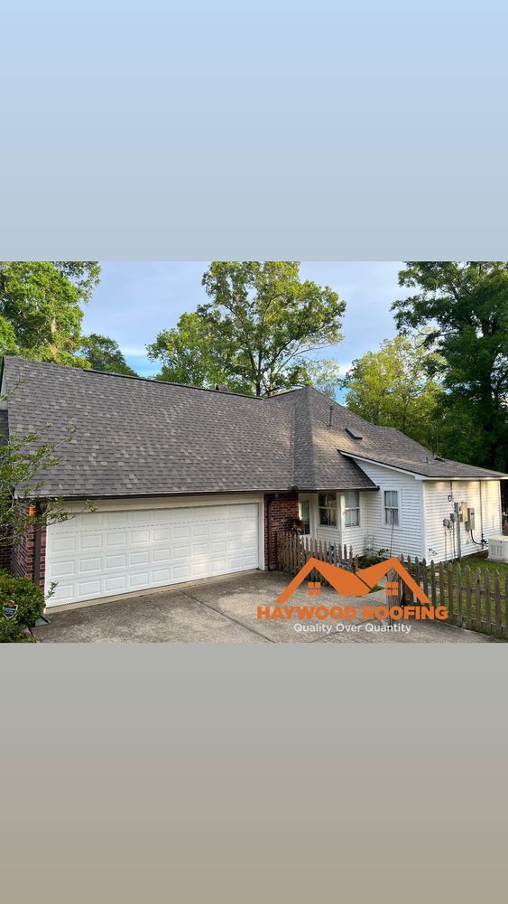 Slide of Haywood Roofing