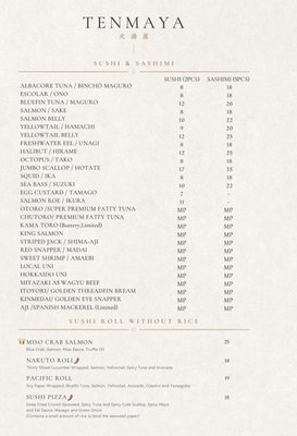 Menu photo 3 Tenmaya Japanese Restaurant Eastvale, CA Menu photo 3 Tenmaya Japanese Restaurant Eastvale, CA