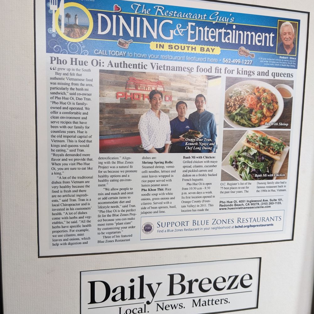 Pho Hue Oi - Pho Hue Oi 4/2025 - Vietnamese Near Me - Redondo Beach, California Pho Hue Oi - Pho Hue Oi 4/2025 - Vietnamese Near Me - Redondo Beach, California
