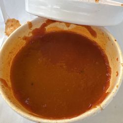 The Toasted Cheezer - Tomato carrot soup