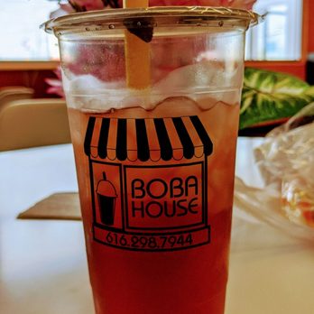Boba House - Hibiscus Fruit Tea w/Rainbow Jelly - Juice Bars & Smoothies Near Me - Holland, Michigan Boba House - Hibiscus Fruit Tea w/Rainbow Jelly - Juice Bars & Smoothies Near Me - Holland, Michigan