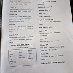 Kathy's Cafe - Menu