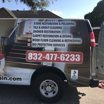 Made New Again - a van parked in front of a house - Carpet Cleaning Near Me - Dickinson, Texas Made New Again - a van parked in front of a house - Carpet Cleaning Near Me - Dickinson, Texas