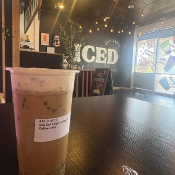 ICED t-house - Sea salt coffee - Bubble Tea Near Me - Highland, California