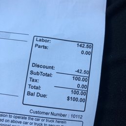 No work charge you a fee to look at the car No work charge you a fee to look at the car