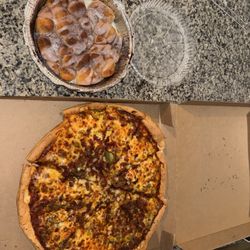 Cinnamon Monkey Bread and Bacon Cheeseburger Pizza