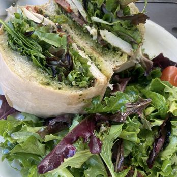 Urth Caffé-Pasadena - Pesto chicken sandwich - Cafes Near Me - Pasadena, California
