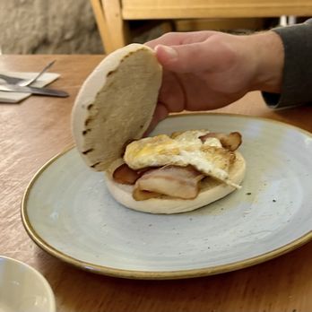 Cellarium - Bacon Sandwich added Fried Egg - Cafes Near Me - London, XGL