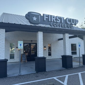 First Cup Coffee - The grand entrance - Coffee & Tea Near Me - Spring, Texas