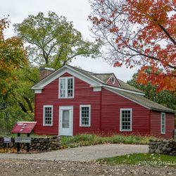 Rochester Hills Museum At Van Hoosen Farm - 1850's Red House at the Rochester Hills Museum at Van Hoosen Farm