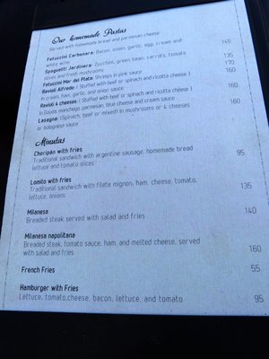 Menu photo 2 Los Gauchos Puerto Morelos, ROO