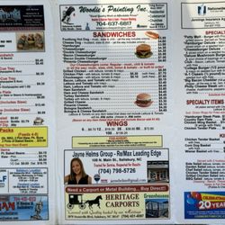 College Bar-B-Que - Menu