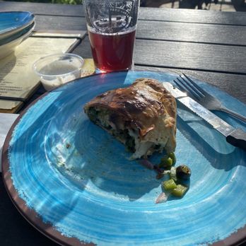 Embers Brew House - Veggie Calzone - Pizza Near Me - Joseph, Oregon