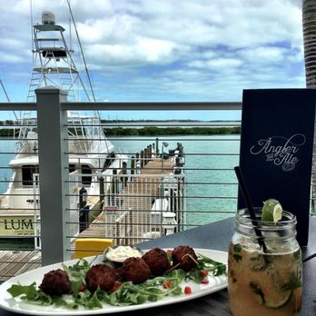 Angler & Ale - #conchfritters #mojito - Seafood Near Me - Duck Key, Florida