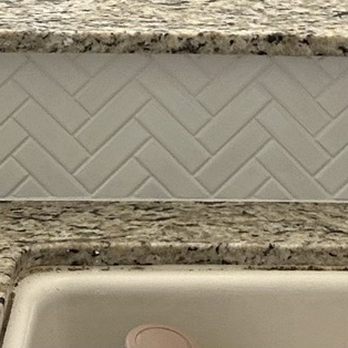 Versa Tile - Great job installing behind the faucet. - Tiling Near Me - Folsom, California
