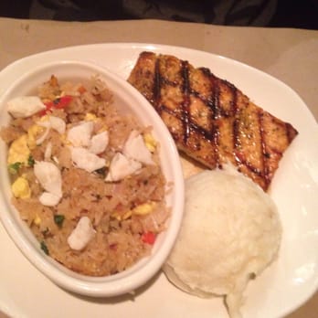 Bonefish Grill - Salmon shrimp fried rice and whipped potatoes - Seafood Near Me - Las Vegas, Nevada Bonefish Grill - Salmon shrimp fried rice and whipped potatoes - Seafood Near Me - Las Vegas, Nevada