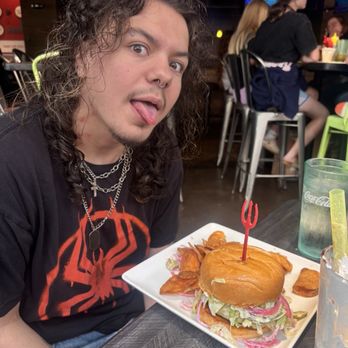 Burgatory - North Shore - my awesome boyfriend and his burger of the month - Burgers Near Me - Pittsburgh, Pennsylvania Burgatory - North Shore - my awesome boyfriend and his burger of the month - Burgers Near Me - Pittsburgh, Pennsylvania