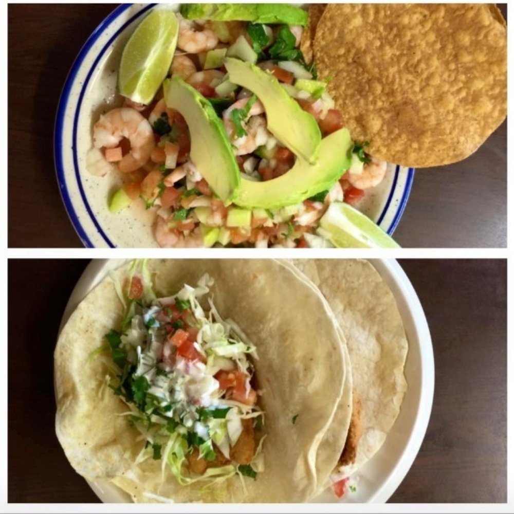 Mikasa - Great Lenten Lunch with lots of shrimp/ fresh long pieces of avocado and all you can drink Horchata. Plus to ring - Mexican Near Me - Walnut, California Mikasa - Great Lenten Lunch with lots of shrimp/ fresh long pieces of avocado and all you can drink Horchata. Plus to ring - Mexican Near Me - Walnut, California