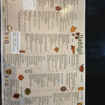Daddy Ji Finest Indian Cuisine - Menu - Indian Near Me - Claremont, California