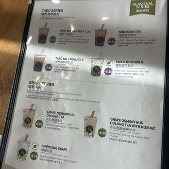 Chicha San Chen - Menu 3 - Bubble Tea Near Me - Las Vegas, Nevada