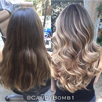 Union Salon - Before and after of my hair by Candice - Hair Salons Near Me - Pasadena, California Union Salon - Before and after of my hair by Candice - Hair Salons Near Me - Pasadena, California