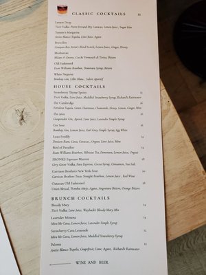Menu photo 6 The Wayback Cafe and Cottages Austin, TX