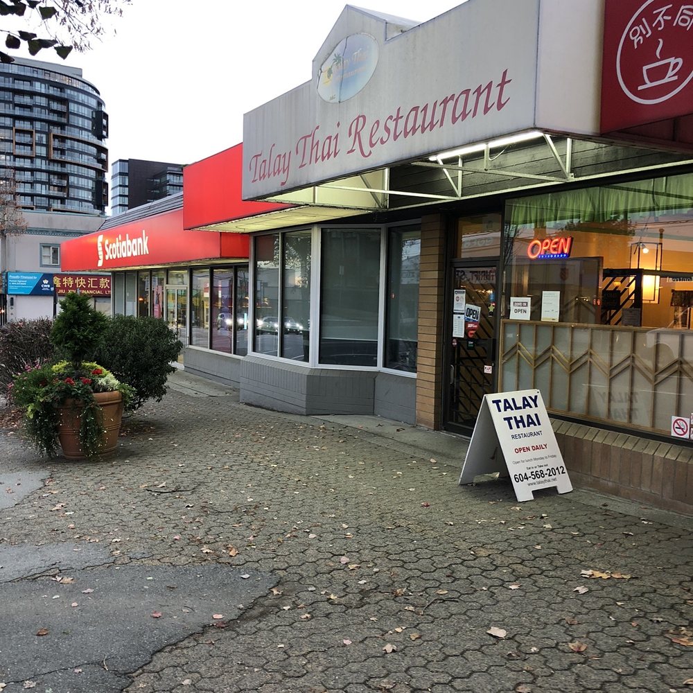 Talay Thai Restaurant - Restaurant exterior October 2020 - Thai Near Me - Vancouver, British Columbia