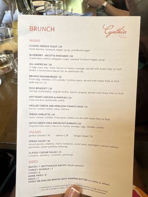 Menu photo 6 Cynthia Washington, DC, DC