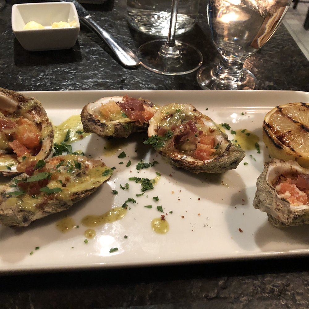 Preston's - Flame kissed oysters - Cocktail Bars Near Me - Killington, Vermont