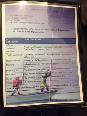 Menu photo 1 Aux Îles Bleues Montreal, QC