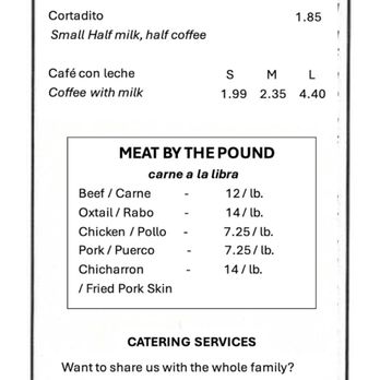 Cuban Taste Restaurant - Menu 10/25 coffee colada - Breakfast & Brunch Near Me - Port Charlotte, Florida Cuban Taste Restaurant - Menu 10/25 coffee colada - Breakfast & Brunch Near Me - Port Charlotte, Florida