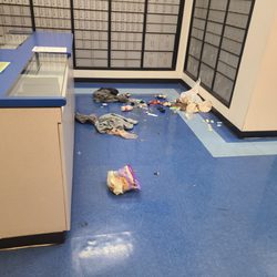 United States Post Office - Denbigh - DEBRIS LEFT BY SQUATTERS