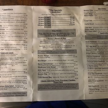 Rooster's Cafe - Menu - American Near Me - Cumming, Georgia