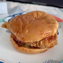 Korean BBQ Saucy Chicken Sandwich