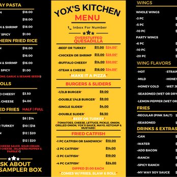 Yox’s Kitchen - Menu - Personal Chefs Near Me Yox’s Kitchen - Menu - Personal Chefs Near Me
